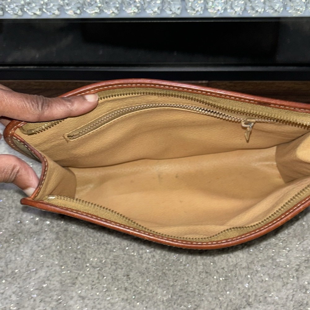 Celine wristlet/clutch!  10.5 inches x 8 inches!   Zippered closure. - Picture 7 of 9